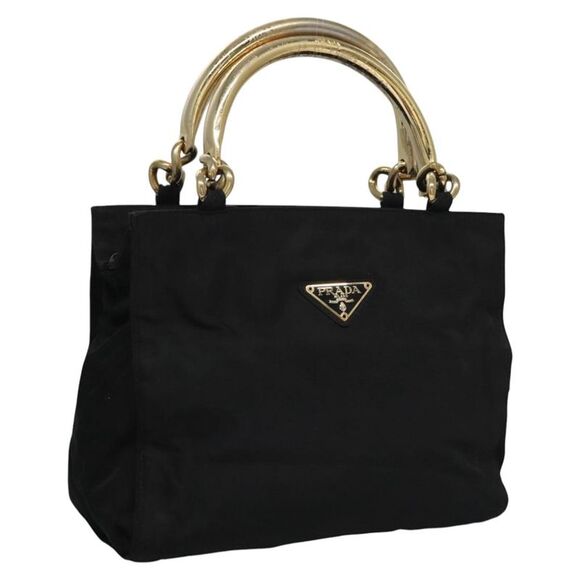 Prada Tessuto Black Canvas Handbag (Pre-Owned) - Picture 15 of 16